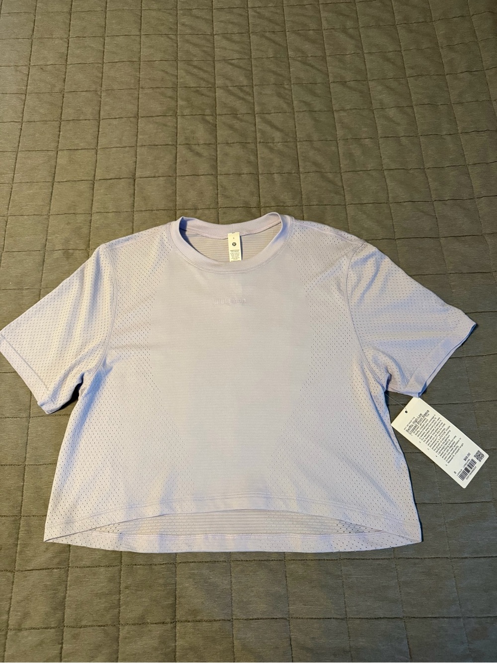 Lululemon - Swiftly High-Low Cropped Short Sleeve - Size 8